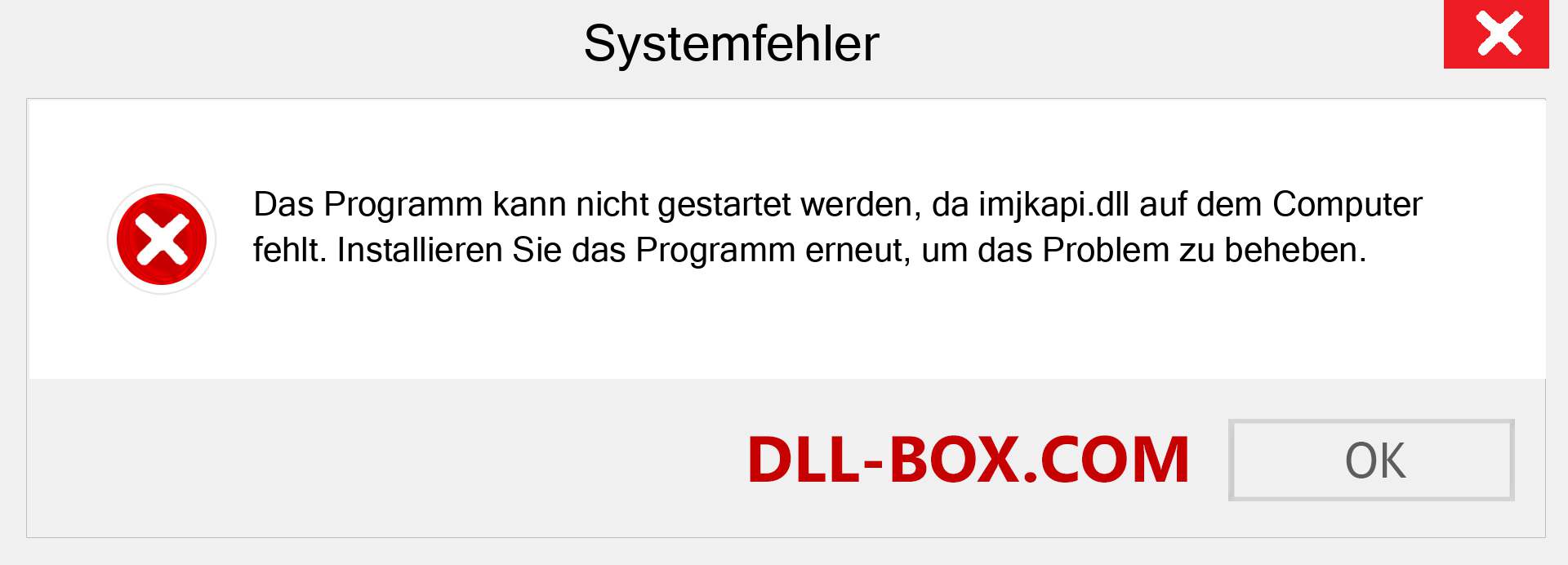 imjkapi.dll-Datei fehlt?. Download für Windows 7, 8, 10 - Fix imjkapi dll Missing Error unter Windows, Fotos, Bildern